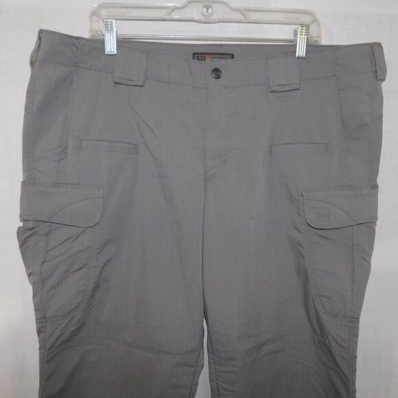 5.11 Tactical Stryke Pants Gray Women's 20 Regular Cargo Pockets Heavy Duty - Picture 2 of 11